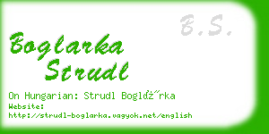 boglarka strudl business card